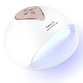 48 Вт/90 Вт/96 Вт светодиодная лампа для ногтей, УФ-лампа для ногтей, маникюра, сушки всех гелей, лака, сушилка для ногтей, автоматический датчик, ЖК-дисплей, ледяная лампа s чёрный