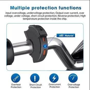 48 Вт быстрое зарядное устройство для мотоцикла QC3.0 18 Вт PD 30 Вт кронштейн для зарядки на руль водонепроницаемое зарядное устройство для велосипеда и телефона адаптер для розетки 12/24 В