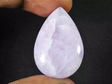 48Cts. Natural Pink kunzite Oval Cabochon Loose Crytsal Gemstone 23X35X7MM SK-1790