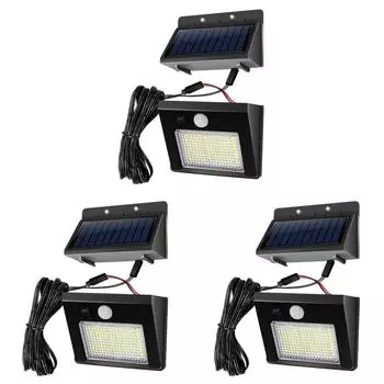 48LED Солнечный уличный светильник 1200mAh Прожектор для уличного освещения забора (48 светодиодов)
