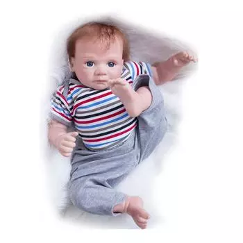 48см Готовая кукла Bebe Reborn ручной работы LifeLike Real Reborn Todder Реалистичная кукла