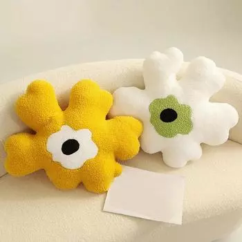 48x58 см Подушка для поясницы на офисное сиденье Подушка для дивана Подушка в виде цветка солнца Подушка для спины в виде лепестка Мягкая игрушка