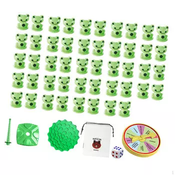 48x Лягушка Баланс Игра Игрушка Развивающие Игрушки Подарок На День Рождения Подсчет Детей Настольный компьютер для