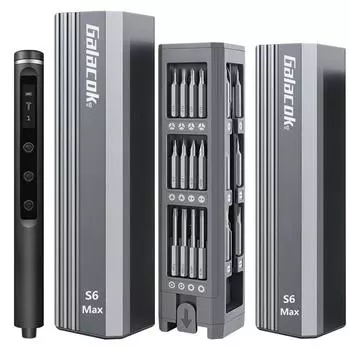 49 in 1 Precision Electric Screwdriver Set with Display 5 Torque Settings Magnetic Torx Phillips Bits for iPhone Drone Watch PC