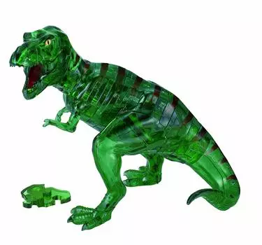 49 Piece Crystal Puzzle Tyrannosaurus Green T-REX