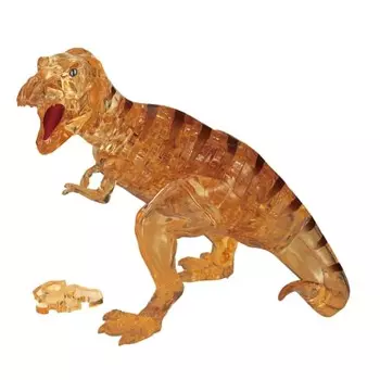 49 Piece Crystal Puzzle Tyrannosaurus T-REX Brown