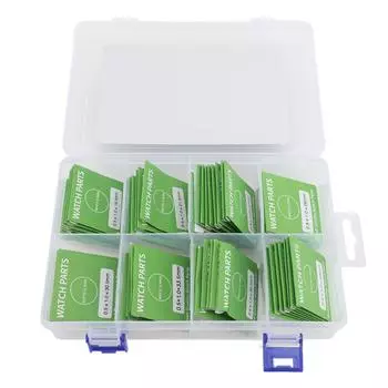 49 шт. Набор инструментов для ремонта прокладок O-образных колец для водонепроницаемых часов, набор шайб для часов белый