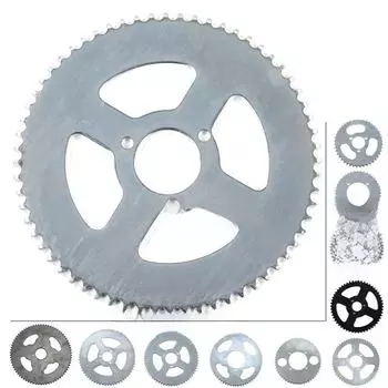 49cc Мини Мотоцикл Электрический Бензиновый Скутер T8F Комплект Звездочек 44T, inner diameter 54mm