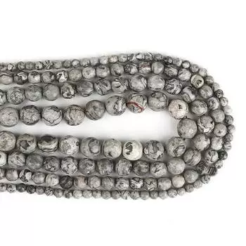 4-10 мм/38-93 шт. Натуральные круглые граненые каменные бусины с картой для самостоятельного изготовления ювелирных изделий 4mm 93pcs