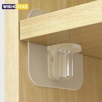 4/10 шт. клейкие колышки для поддержки полки клейкие колышки для полки шкафа зажимы для поддержки полки настенные вешалки прочные держатели 4pcs Thin