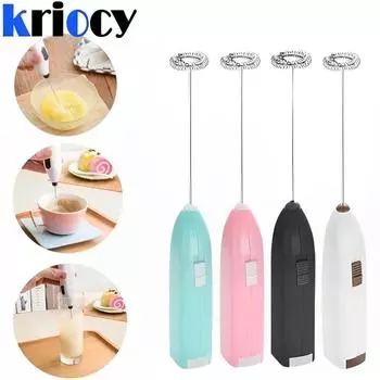 4/10 шт. Мини электрический блендер для вспенивания молока, беспроводной венчик для кофе, миксер, ручной венчик для яиц, миксер для приготовления капучино, кухонный венчик