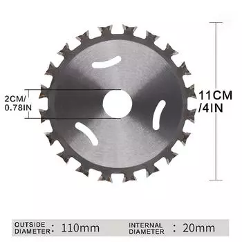 4 110 мм x 20 мм 40T двухсторонний сплав дисковая пила диск для резки дерева многоцелевой деревообрабатывающий отрезной диск для угловой шлифовальной машины 110mm&20mm&Wood Cutting