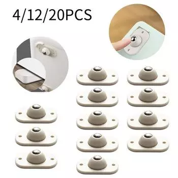 4/12/20 шт. колеса для мебели, ролик из нержавеющей стали, самоклеящиеся ролики для дома, поворотное универсальное колесо с подшипником на 360 градусов 4 PCS