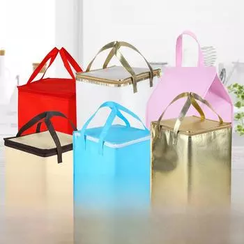 4-12-дюймовый изоляционный мешок для торта: Держите стейки, морепродукты и обеды на вынос горячими прямо на ходу! 200ml ice pack 10 pieces небесно-голубой