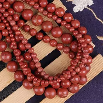 4-12 мм 32-93 шт. бусины из натурального красного камня для изготовления ювелирных изделий DIY браслет ожерелье 6mm 62pcs красный