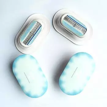 4-12 шт. 3-слойные сменные лезвия для женской бритвы, женская бритва со смазывающей полоской, набор для безопасного бритья, 4 шт./лот