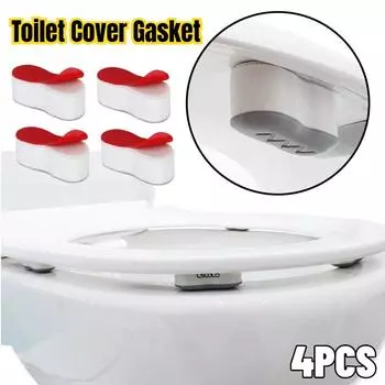 4-12 шт. прокладка для сиденья унитаза, подъемный подъемник, крышка для ванной, стопорный буфер, крепление для биде, амортизирующие прокладки, бытовые Style-B 4pcs