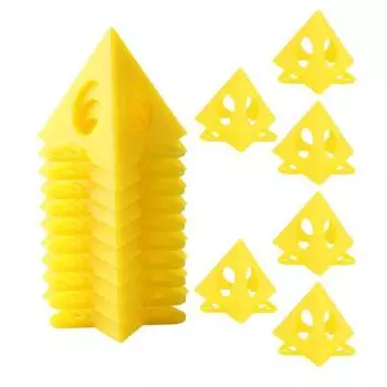 4/16 шт. Подставка для покраски по дереву, износостойкая, устойчивая, для домашнего использования 16pcs жёлтый