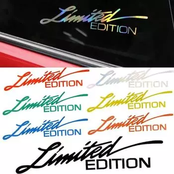 4/1 шт. Автомобильная наклейка лазерная светоотражающая ограниченная серия креативная наклейка мотоциклетный виниловый декоративный шлем персонализированная наклейка своими руками 1pcs красный