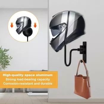 4/1 шт. стойка для шлема мотоцикла настенный держатель для шлема велосипеда стойка для демонстрации с одним крючком для шапок пальто многофункциональная стойка