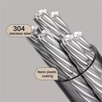 4,2 м нержавеющая сталь выдвижная веревка для белья регулируемая сушилка для белья портативная вешалка для белья для использования в помещении и на открытом воздухе белый