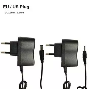 4,2 В 500 мА постоянного тока 3,5 мм 5,5 мм зарядное устройство переменного тока адаптер питания зарядное устройство для фонарика 3,7 В 18650 16340 фонарик лампа EU