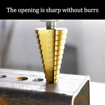 4-32 мм 4-20 мм Ступенчатое сверло из быстрорежущей стали с титановым покрытием Фреза для отверстий в металле и дереве Инструмент для конусного сверления