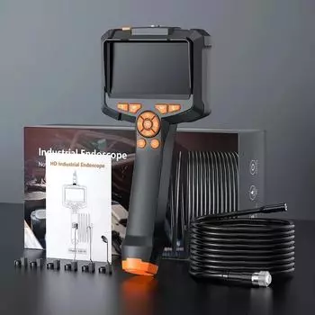 4,3-дюймовый IPS экран промышленная эндоскопическая камера IP67 водонепроницаемая HD1080P 8 мм объектив труба канализационная камера бороскоп для автомобиля 1M