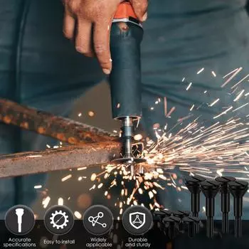 4/3 шт. отрезных кругов, монтажная оправка для 3/8-дюймового и 1/4-дюймового отверстий для шлифовальной машины, вращающийся инструмент, соединительный стержень, адаптер