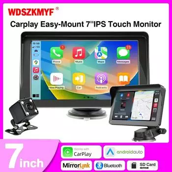 4.3inch/7Inch Car Radio Automotive Multimedia Wireless Carplay Android Auto Video Player Touch Screen BT AUX For Car Accessories