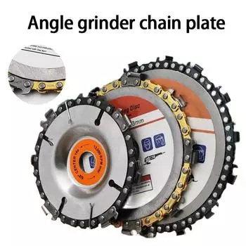 4/4.5/5 дюймовый дисковый цепной шлифовальный станок для резьбы по дереву для использования с угловыми шлифовальными машинами 4 или 4-1/2 , 4.5 , 5 инструмент для резьбы инструмент для резьбы