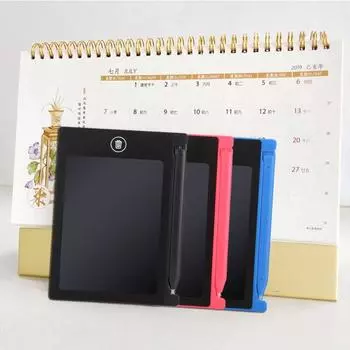 4,4-дюймовая доска для письма, стираемый ЖК-экран, многоразовая электронная доска для рисования, детская образовательная игрушка для студентов розовый