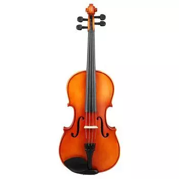 4/4 комплект акустической альты с футляром, тряпка для протирки с бантом, канифоль для начинающих, студентов, играющих на альте, аксессуары 4/4 - natural color