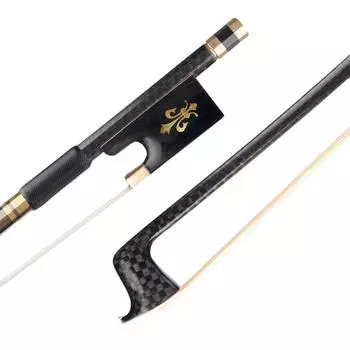 4/4 скрипка, смычок из углеродного волокна, круглая палочка, черное дерево, лягушка, хвощ, волосы, хорошо сбалансированные 4 4 violin bow