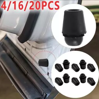 4-50 шт. резиновый коврик для двери багажника, амортизирующий амортизатор, амортизирующая прокладка, универсальная ударная накладка, автомобильные аксессуары