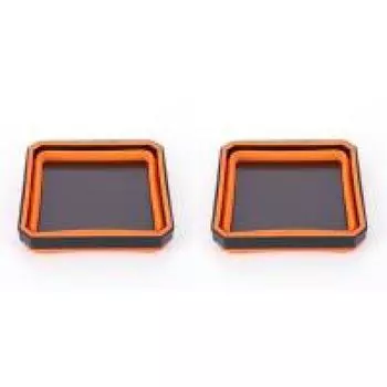 4,53 В металлическом ящике для хранения деталей инструментов, складной магнитный лоток для деталей (оранжевый)