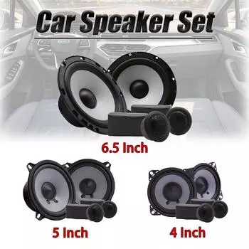 4/5/6,5-дюймовые автомобильные динамики HIFI качество звука мини-купольный твитер динамик высокой мощности шелковая пленка динамик автомобильная аудио модификация 4 inch