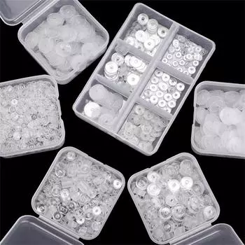 4/5/6/7/8/10 мм 50 шт./пакет акриловый прозрачный полипропиленовый разделитель DIY браслет ожерелье ювелирные изделия аксессуары 4mm 50pcs/bag