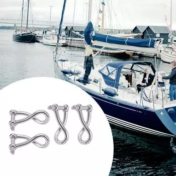 4/5/6/8/10/12 мм витая скоба с винтовым штифтом нержавеющая винтовая штифтовая скоба для парусного спорта морской марки нержавеющая винтовая скоба 1