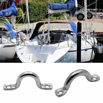 4/5/6/8 мм из нержавеющей стали Bimini Boat Top PAD Eye Eye Straps Tie Down Kayak Deck Loop Tie Down Anchor Point Footman