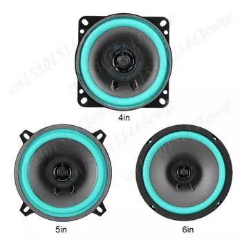 4/5/6-дюймовый универсальный автомобильный динамик, чувствительность 92 дБ, Hi-Fi коаксиальный сабвуфер, влагостойкий автомобильный аудиосистема, музыкальный стереосистема, сабвуфер для автомобиля