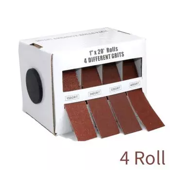 4/5/6 рулонов по 6 метров 25 мм наждачная бумага для сухого шлифования наждачные полоски эластичная наждачная бумага полировальная обертка салфетка для диспенсера