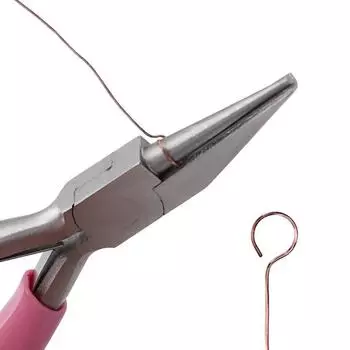 4,5-дюймовые черные и глубокие плоскогубцы для накатки игл с порохом, ручные плоскогубцы с полупазом, 9-контактный инструмент для намотки ювелирных изделий