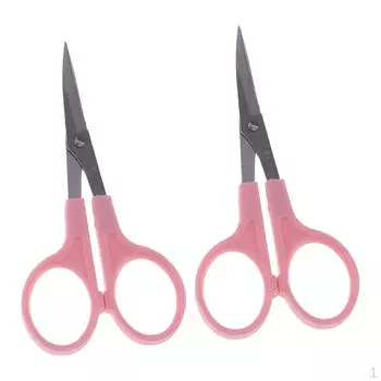 4,5-дюймовые розовые ножницы для шитья из нержавеющей стали, рукоделие, 2 шт.