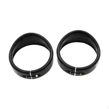 4,5-дюймовый чехол для противотуманной фары мотоцикла, легкая установка, легкое декоративное кольцо, козырек для фары чёрный