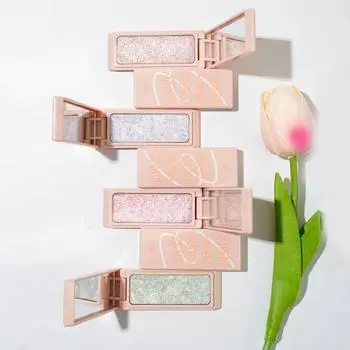 4,5 г кондиционер с блестками длительный лежачий шелкопряд инструмент гладкий ежедневный пюре палитра хайлайтер для девочек 4