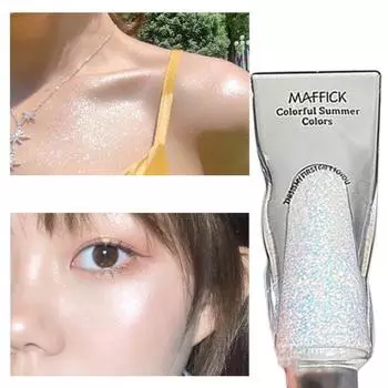 4,5 г макияж тени для век монохромные вспышки водостойкие креативные модные косметические аксессуары портативные перламутровые жидкие тени для век для лета D