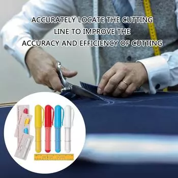 4/5 шт./набор маркеров для ткани с мелом в форме ручки, стирающее колесо для портных, швейный мел, инструмент для создания мела для квилтинга A