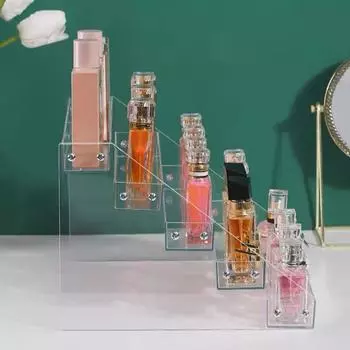 4/5 слоев акриловая подставка для хранения лака для ногтей, духов, косметики, прозрачный чехол для CD DVD, подставка-органайзер