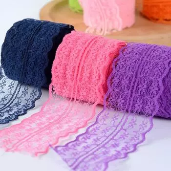 4,5 см * 10 м кружевная отделка с оборками, швейная кукольная одежда, платье, ручная работа, принадлежности для ткани «сделай сам», аксессуары